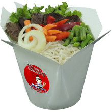 Лапша с говядиной и овощами