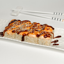 Запечённый ролл с курочкой