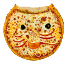 Пицца Детская с курочкой 25 см