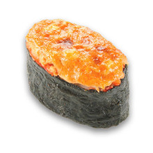 Запеченные суши с морским окунем