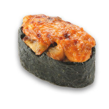 Запеченные суши с лососем